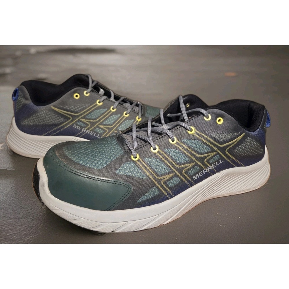 Merrell Mens 12 Moab Flight Carbon Fiber Safety Toe Industrial Non Slip  J005583